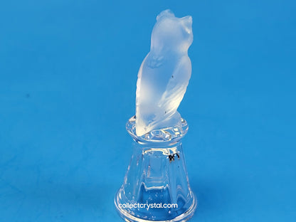 OWL on Thimble Base #  012007 OR 9440 100 002 Bird - Crystal Colors