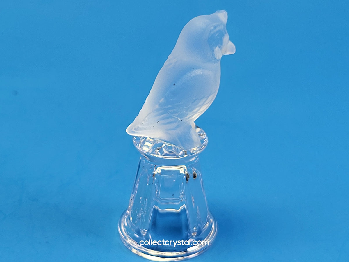 OWL on Thimble Base #  012007 OR 9440 100 002 Bird - Crystal Colors