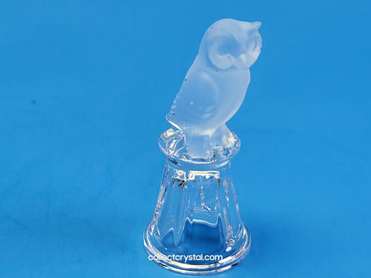 OWL on Thimble Base #  012007 OR 9440 100 002 Bird - Crystal Colors