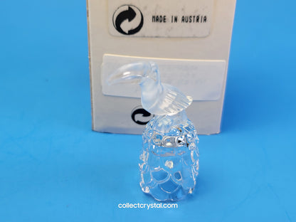 TOUCAN on Thimble Base #  012007 Parrot Bird - Crystal Colors
