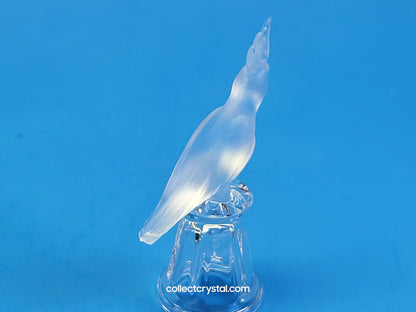 Cockatoo on Thimble Base 9440 100 0005 Parrot Bird - Crystal Colors
