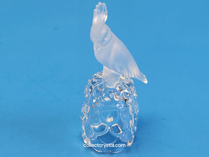 Cockatoo on Thimble Base #  012007 Parrot Bird - Crystal Colors