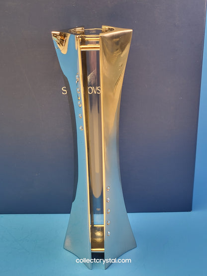 Swarovski Retail Store Window Display Piece never sold.  Rhodium Crystal Vase