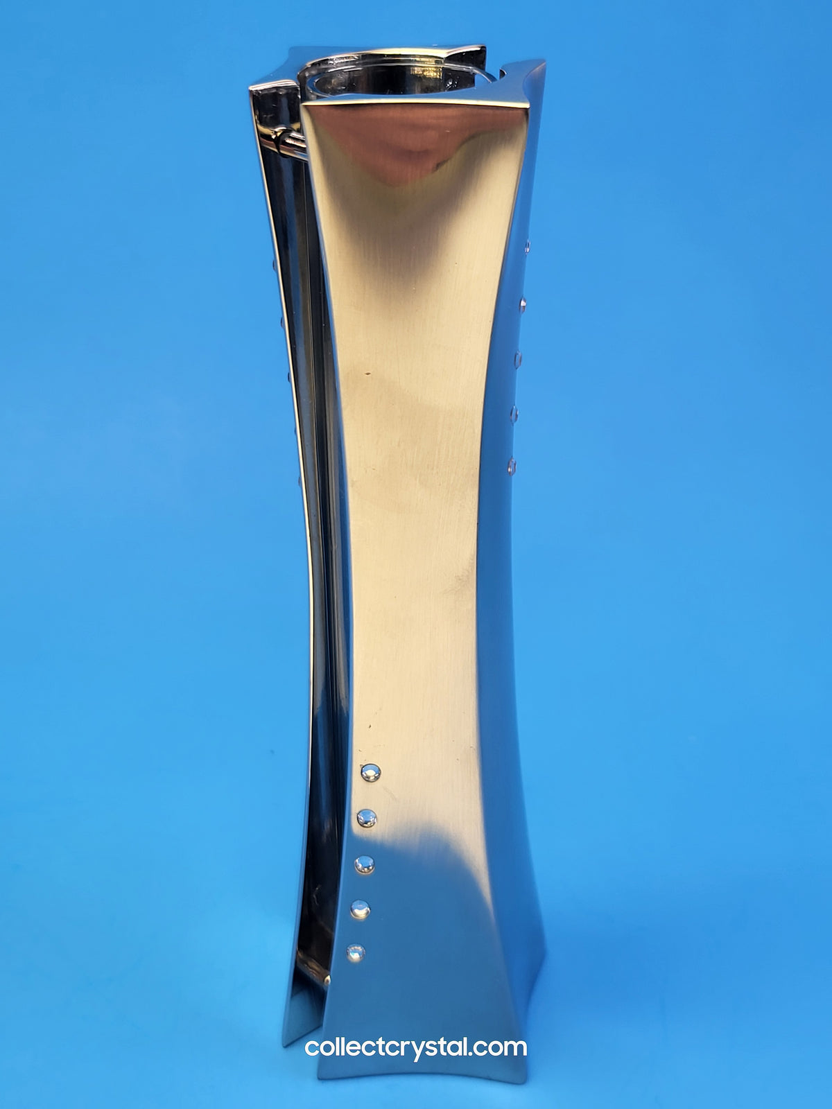 Swarovski Retail Store Window Display Piece never sold.  Rhodium Crystal Vase