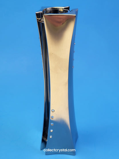 Swarovski Retail Store Window Display Piece never sold.  Rhodium Crystal Vase