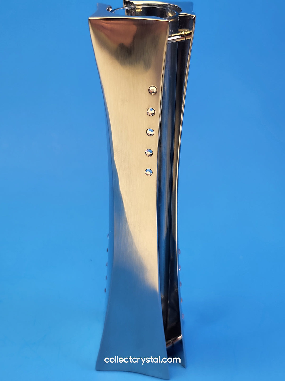 Swarovski Retail Store Window Display Piece never sold.  Rhodium Crystal Vase