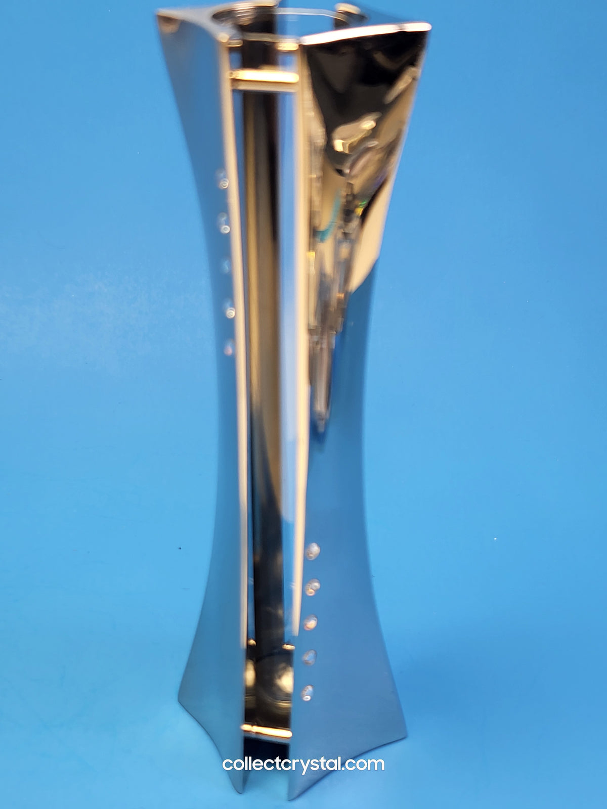 Swarovski Retail Store Window Display Piece never sold.  Rhodium Crystal Vase