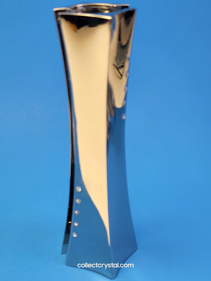 Swarovski Retail Store Window Display Piece never sold.  Rhodium Crystal Vase
