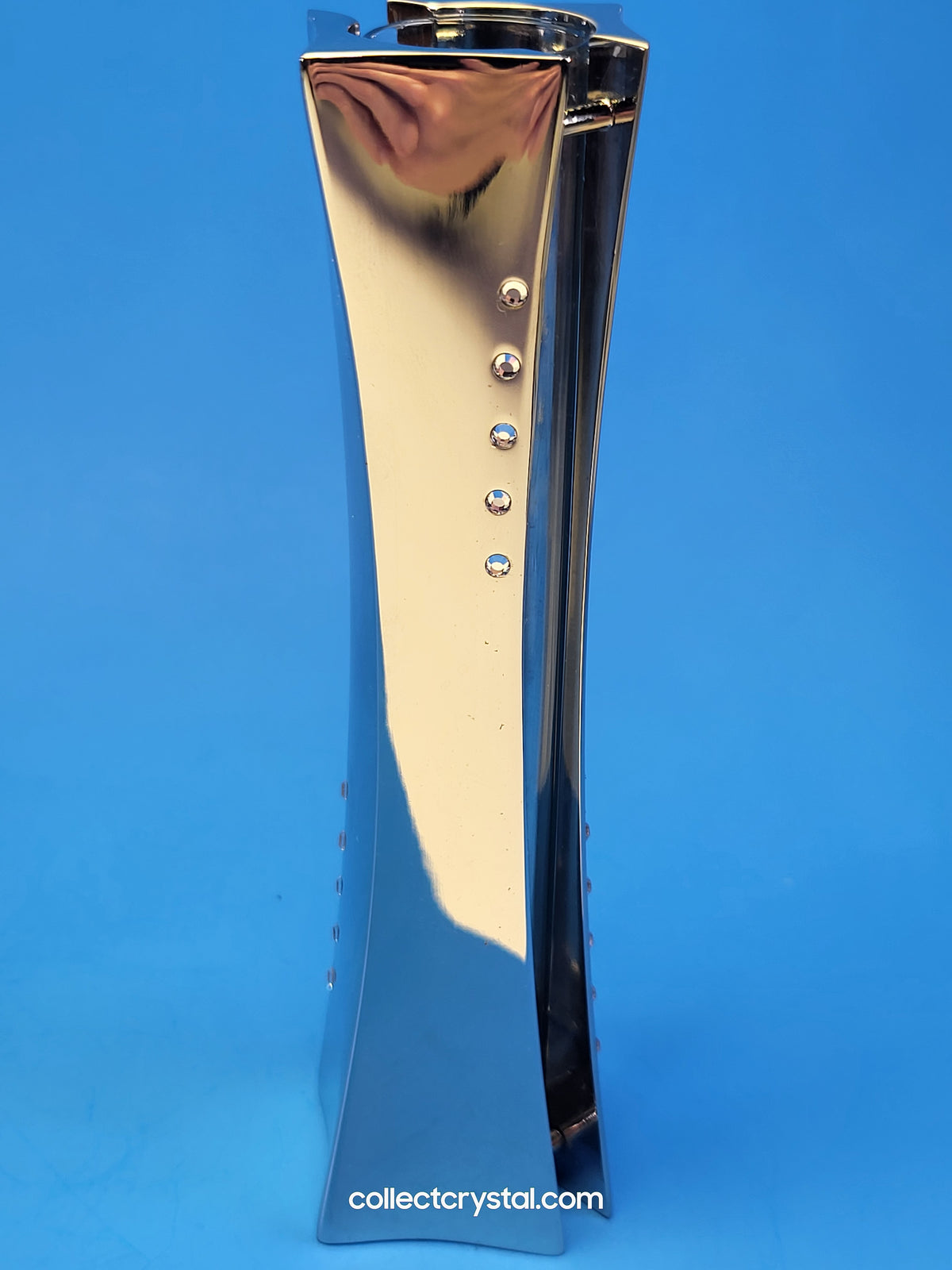 Swarovski Retail Store Window Display Piece never sold.  Rhodium Crystal Vase