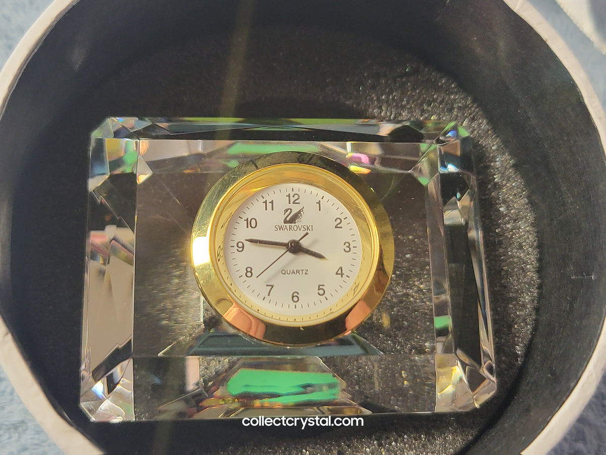 Swarovski - Desk Clock - Special Edition No Number a variation of BELLE EPOQUE GOLD