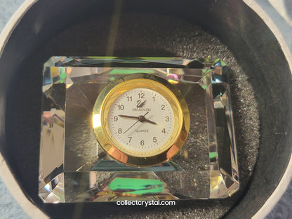Swarovski - Desk Clock - Special Edition No Number a variation of BELLE EPOQUE GOLD