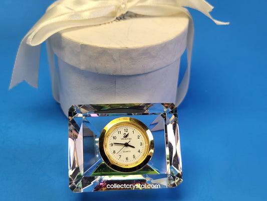 Swarovski - Desk Clock - Special Edition No Number a variation of BELLE EPOQUE GOLD