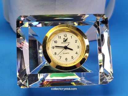 Swarovski - Desk Clock - Special Edition No Number a variation of BELLE EPOQUE GOLD