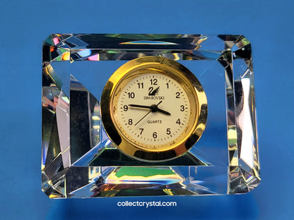 Swarovski - Desk Clock - Special Edition No Number a variation of BELLE EPOQUE GOLD