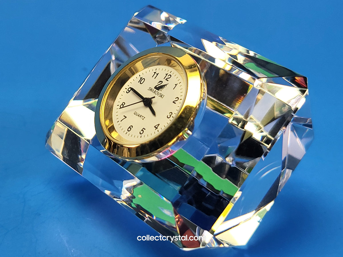 Swarovski - Desk Clock - Special Edition No Number a variation of BELLE EPOQUE GOLD