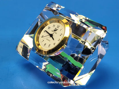 Swarovski - Desk Clock - Special Edition No Number a variation of BELLE EPOQUE GOLD