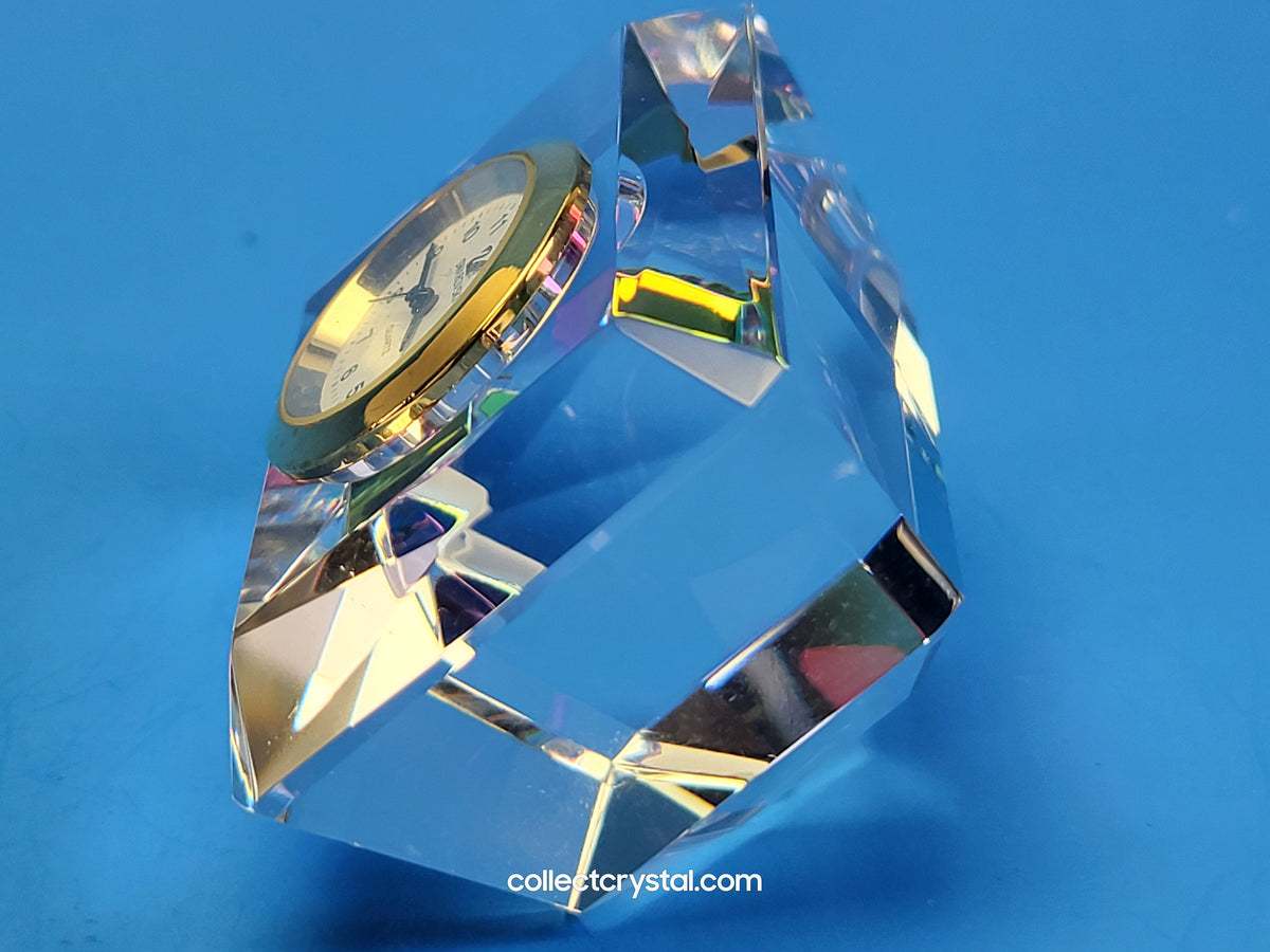 Swarovski - Desk Clock - Special Edition No Number a variation of BELLE EPOQUE GOLD