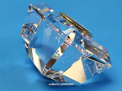 Swarovski - Desk Clock - Special Edition No Number a variation of BELLE EPOQUE GOLD