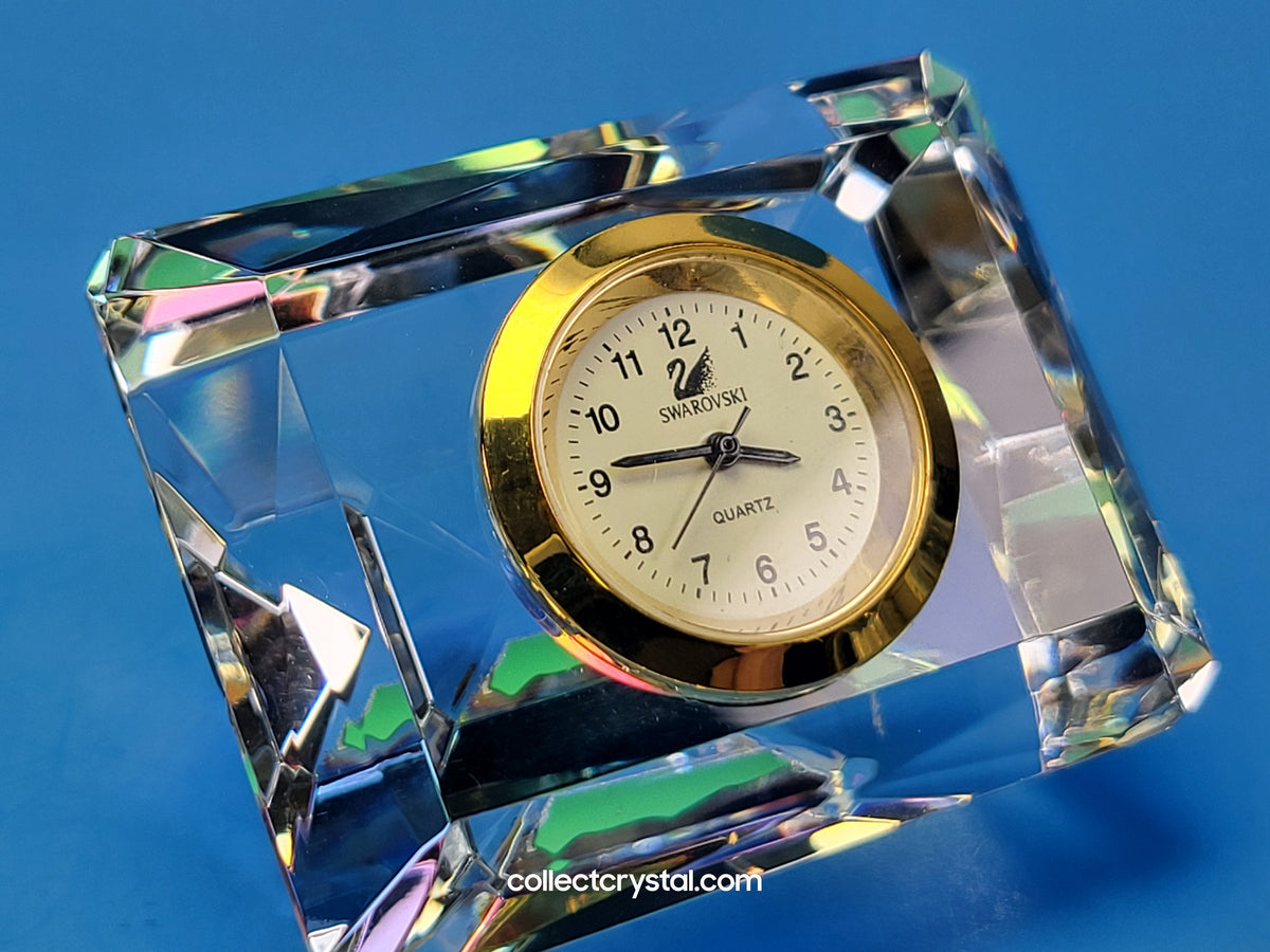 Swarovski - Desk Clock - Special Edition No Number a variation of BELLE EPOQUE GOLD