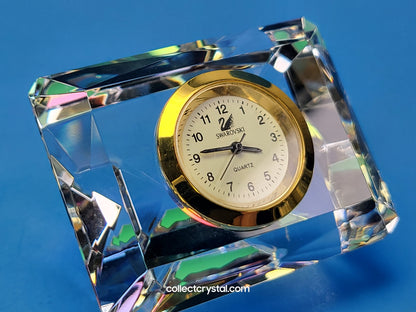 Swarovski - Desk Clock - Special Edition No Number a variation of BELLE EPOQUE GOLD