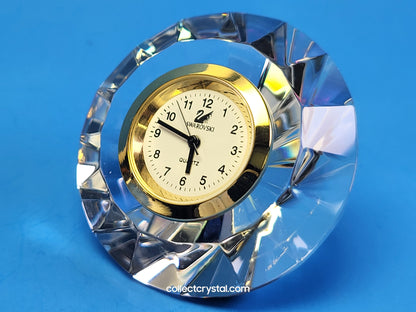 Swarovski - Round Desk Clock Mini Crystal Time Special Variation of Belle Epoque