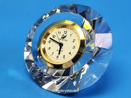 Swarovski - Round Desk Clock Mini Crystal Time Special Variation of Belle Epoque