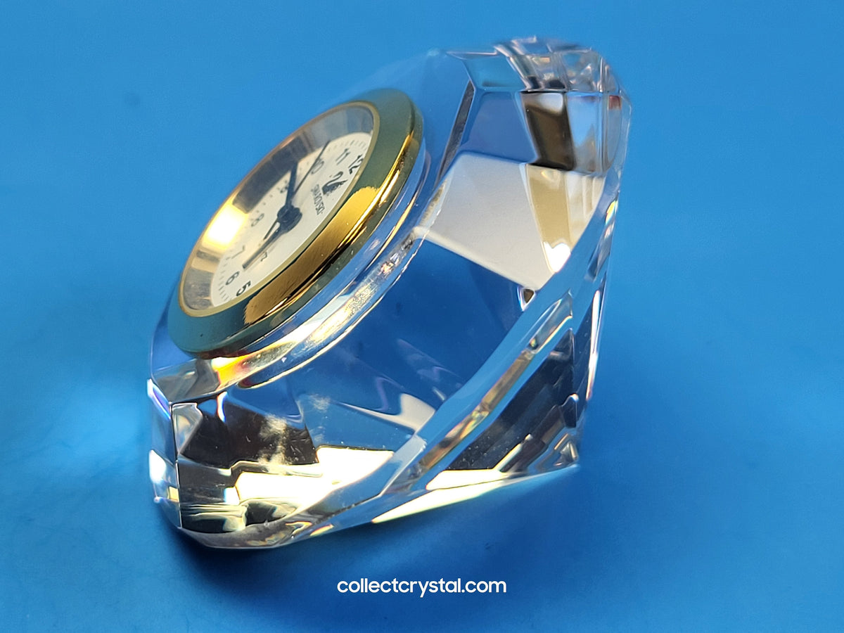 Swarovski - Round Desk Clock Mini Crystal Time Special Variation of Belle Epoque
