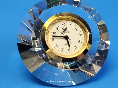 Swarovski - Round Desk Clock Mini Crystal Time Special Variation of Belle Epoque