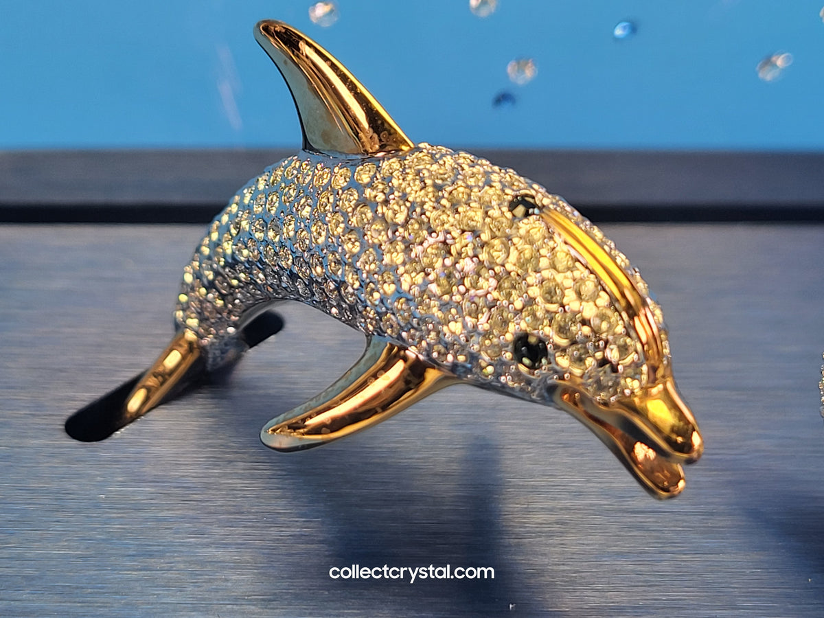 OLIVER WEBER - DOLPHINS - Complete w/ ocean Stand & boxes