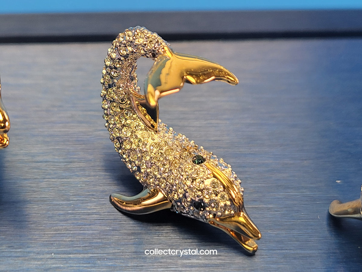 OLIVER WEBER - DOLPHINS - Complete w/ ocean Stand & boxes