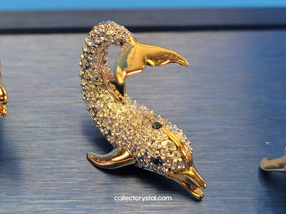 OLIVER WEBER - DOLPHINS - Complete w/ ocean Stand & boxes