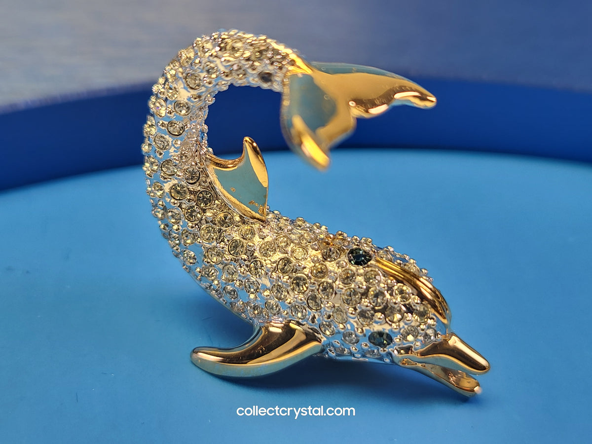 OLIVER WEBER - DOLPHINS - Complete w/ ocean Stand & boxes