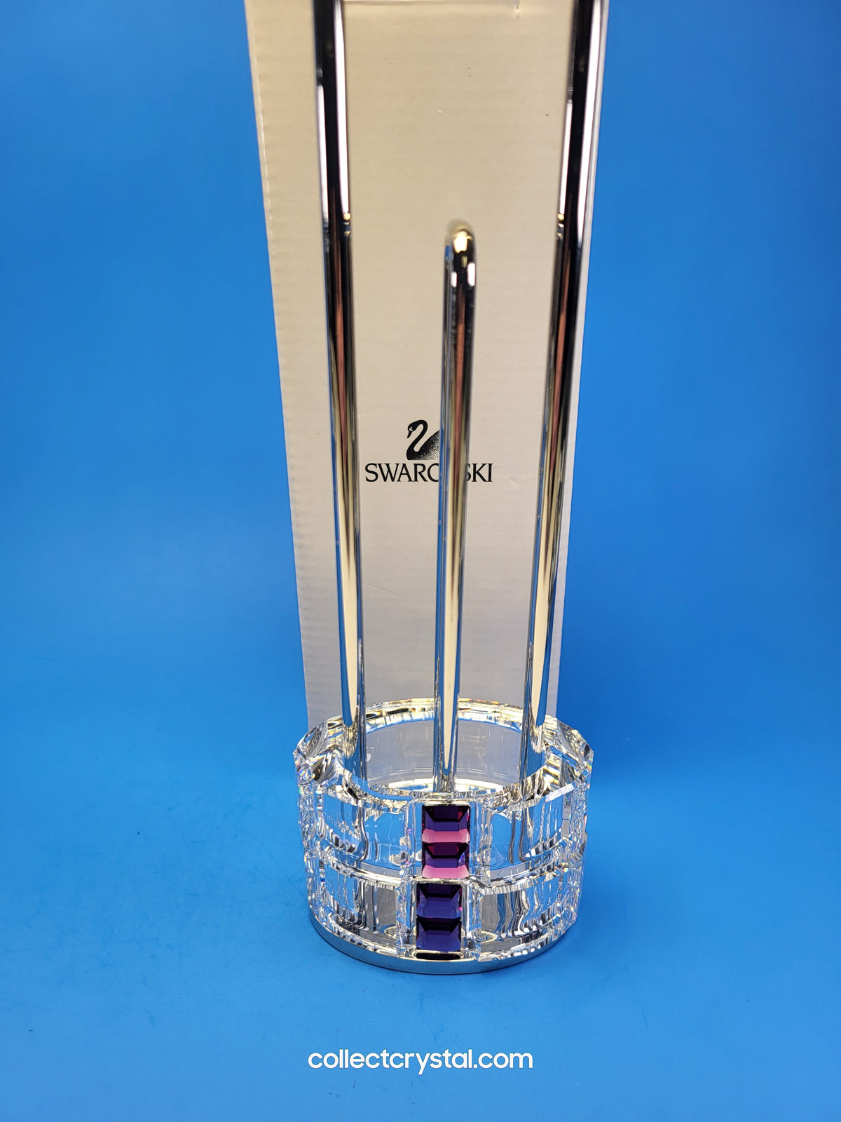 Large Rhodium - Rainbow Napkin Ring Holder for up to 8  - # 276779