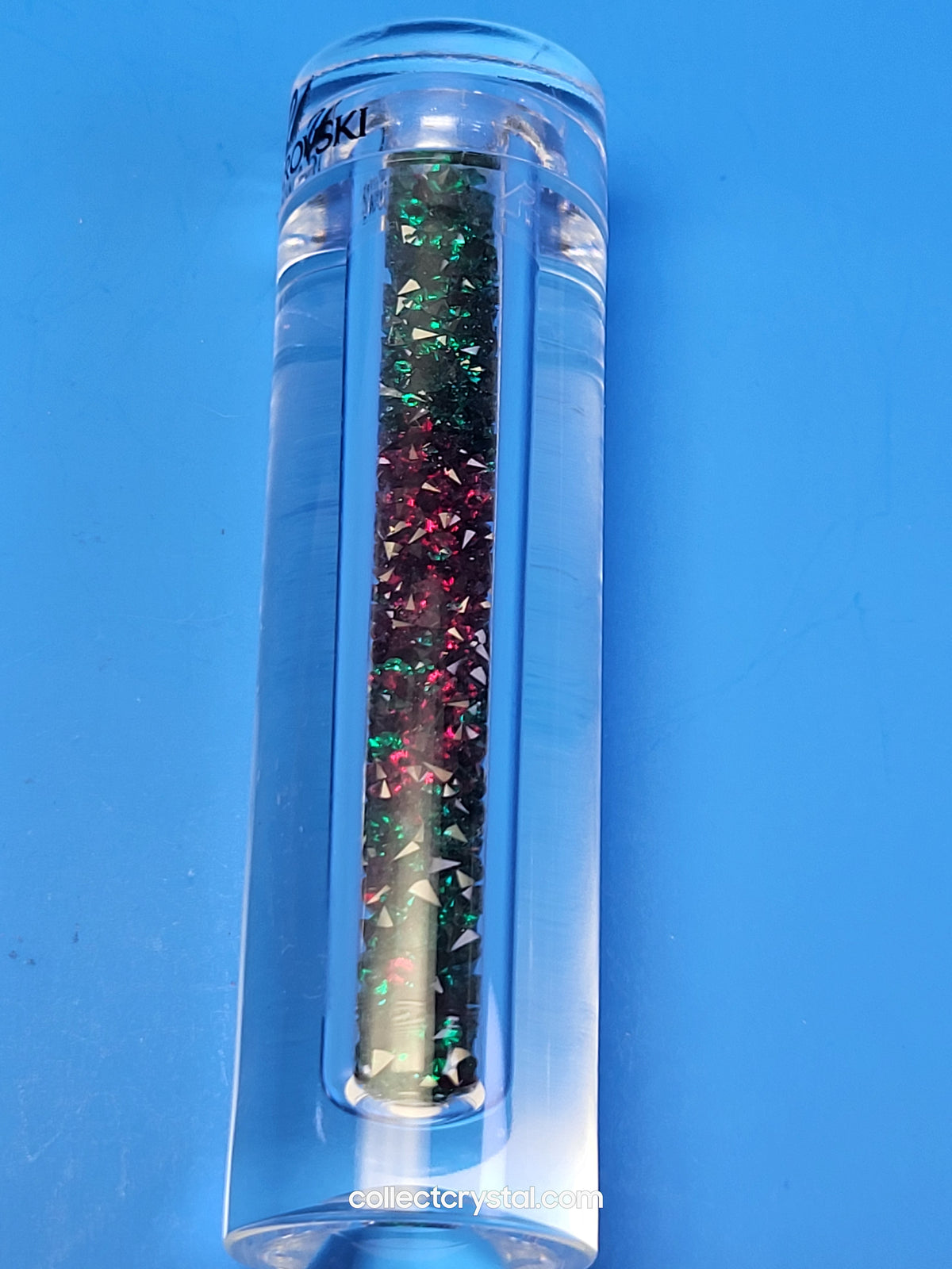 Decorative Crystal Christmas Brillian Accents # 685232 Siam Red & Green