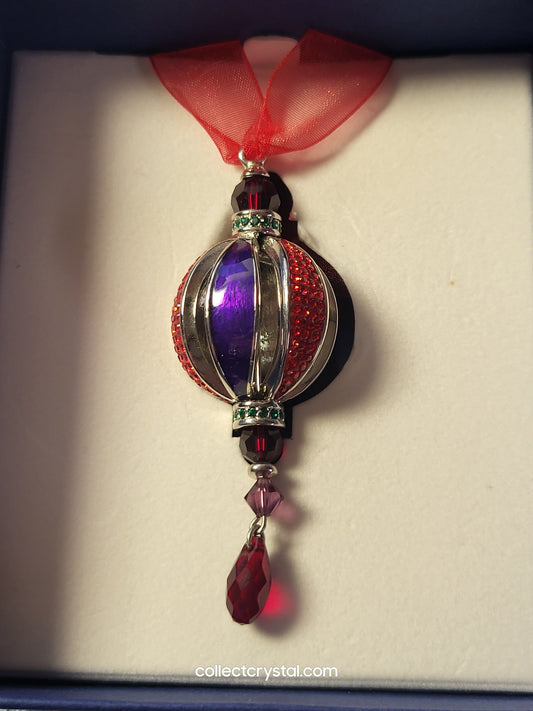 Round Heirloom BALL CRYSTAL HANGING ORNAMENT # 1299922 only in USA