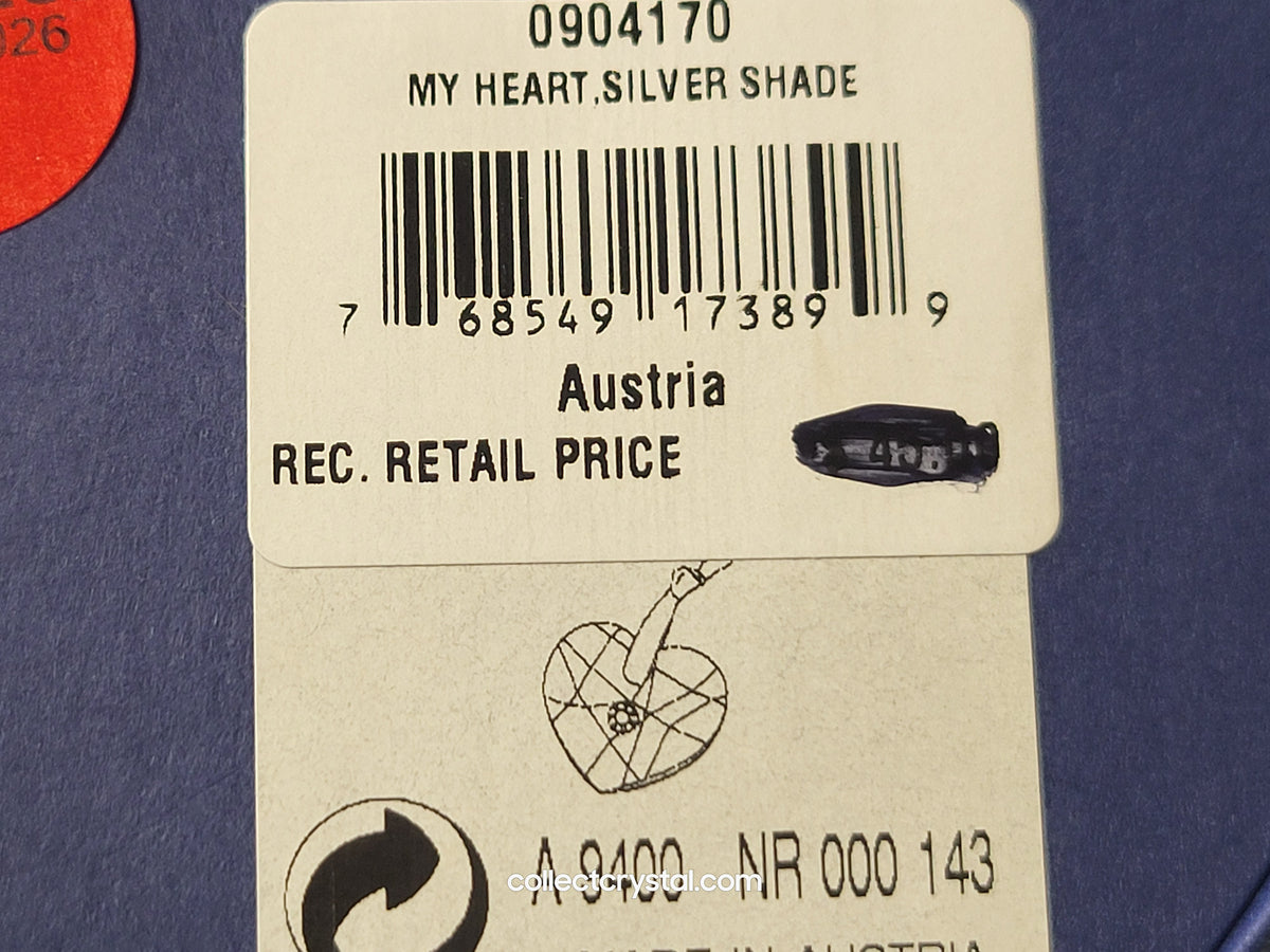 ORNAMENT – MY HEART SILVER SHADE 904170