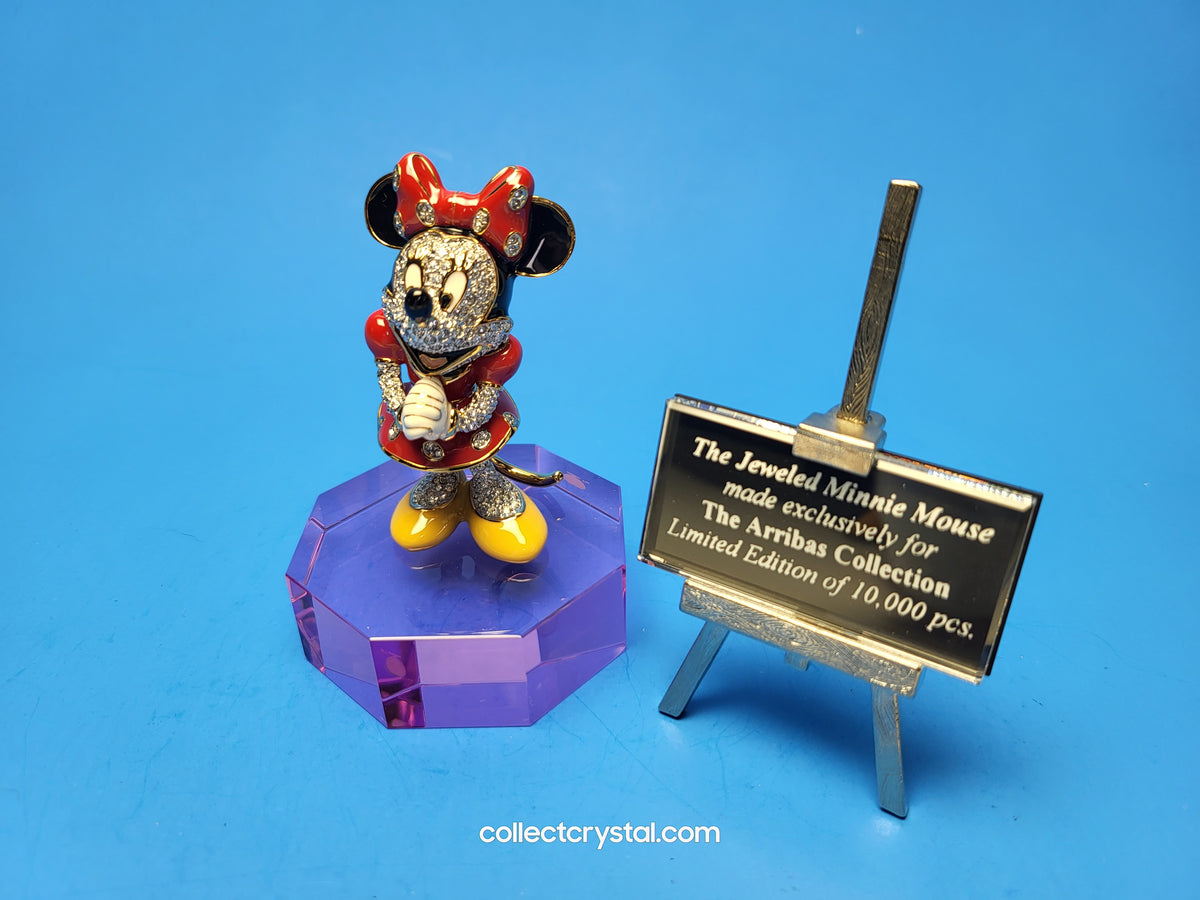 Disney Arribas Brothers Mickey Mouse Limited # 3041 / 10k # SDW003 with title plaque and stand