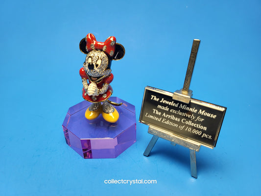 Disney Arribas Brothers Mickey Mouse Limited # 3041 / 10k # SDW003 with title plaque and stand