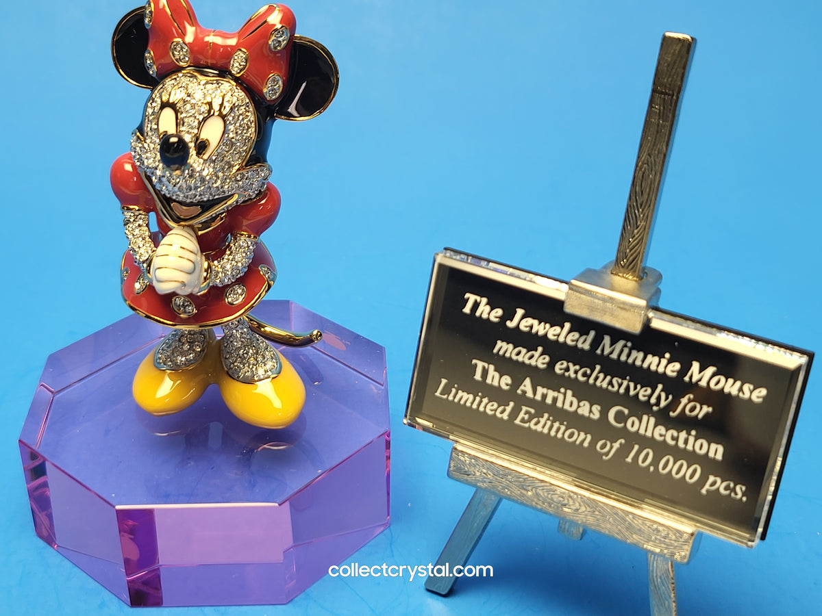Disney Arribas Brothers Mickey Mouse Limited # 3041 / 10k # SDW003 with title plaque and stand