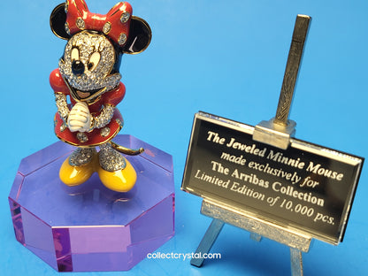 Disney Arribas Brothers Mickey Mouse Limited # 3041 / 10k # SDW003 with title plaque and stand
