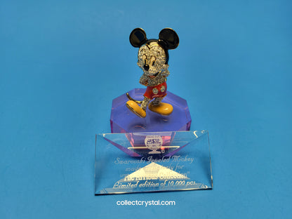Disney Arribas Brothers Mickey Mouse Limited # 654 / 10k # SDW001 with title plaque and stand