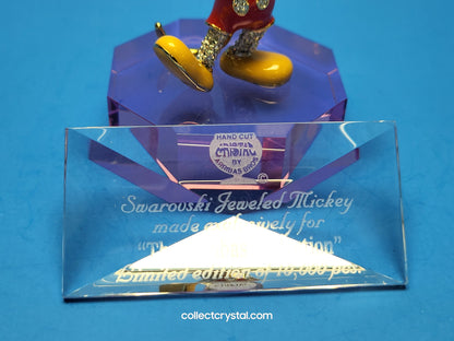 Disney Arribas Brothers Mickey Mouse Limited # 654 / 10k # SDW001 with title plaque and stand