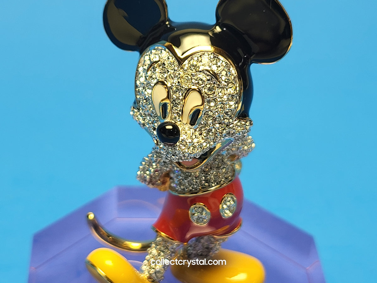Disney Arribas Brothers Mickey Mouse Limited # 654 / 10k # SDW001 with title plaque and stand