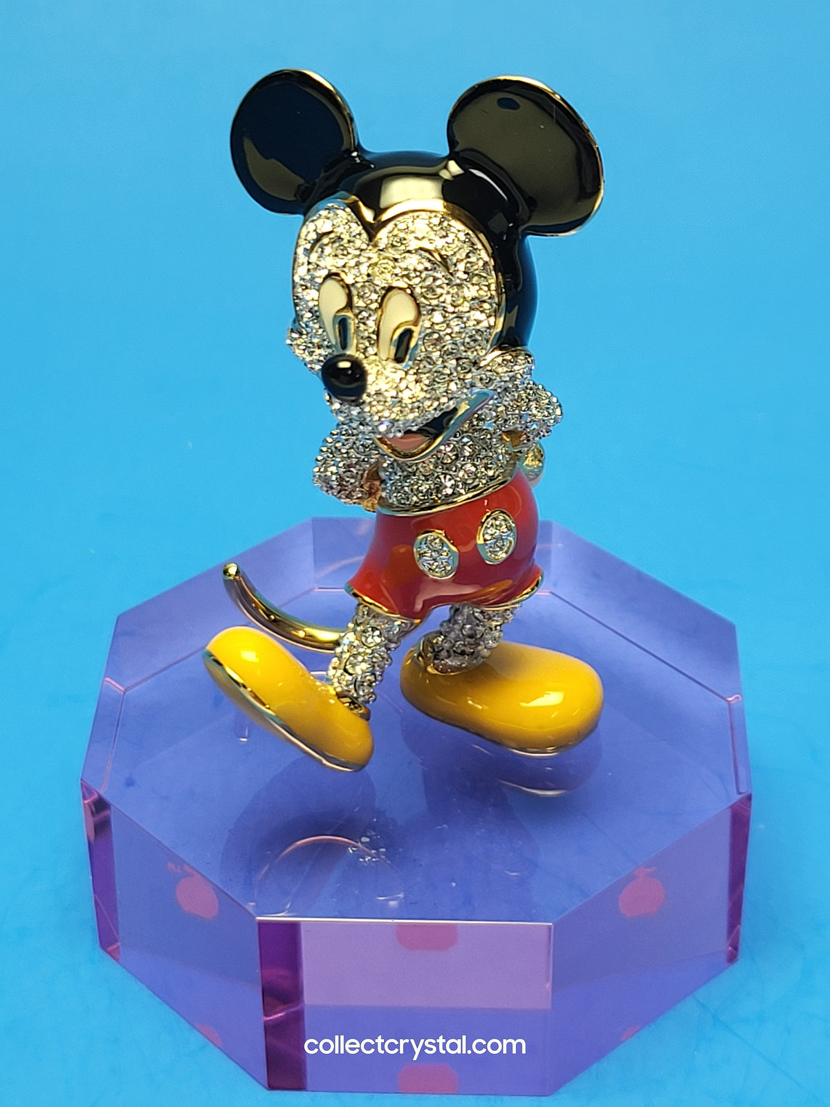 Disney Arribas Brothers Mickey Mouse Limited # 654 / 10k # SDW001 with title plaque and stand
