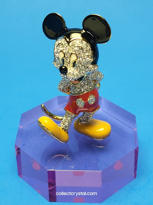 Disney Arribas Brothers Mickey Mouse Limited # 654 / 10k # SDW001 with title plaque and stand