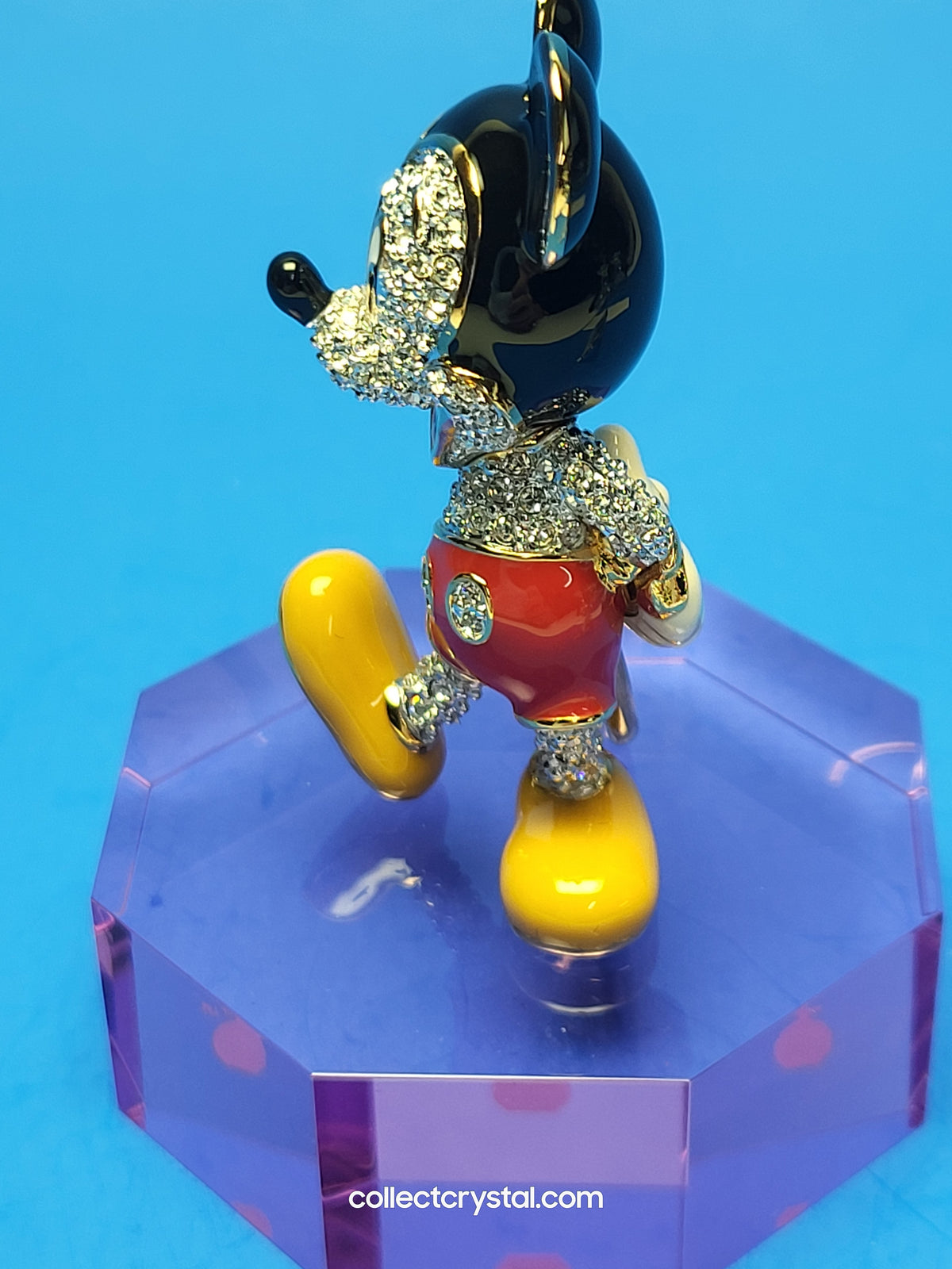 Disney Arribas Brothers Mickey Mouse Limited # 654 / 10k # SDW001 with title plaque and stand