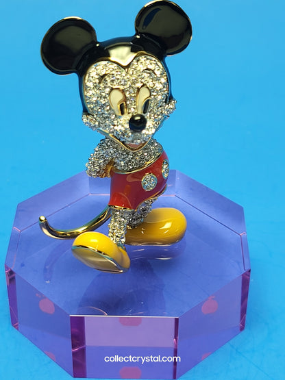 Disney Arribas Brothers Mickey Mouse Limited # 654 / 10k # SDW001 with title plaque and stand