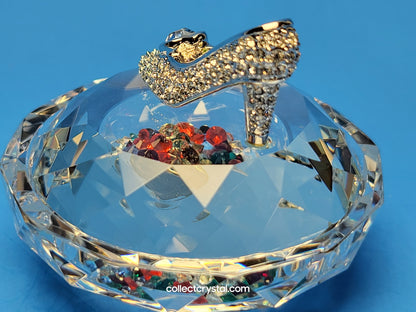 Arribas Disney Cinderella Shoe Trinket Box # 102237