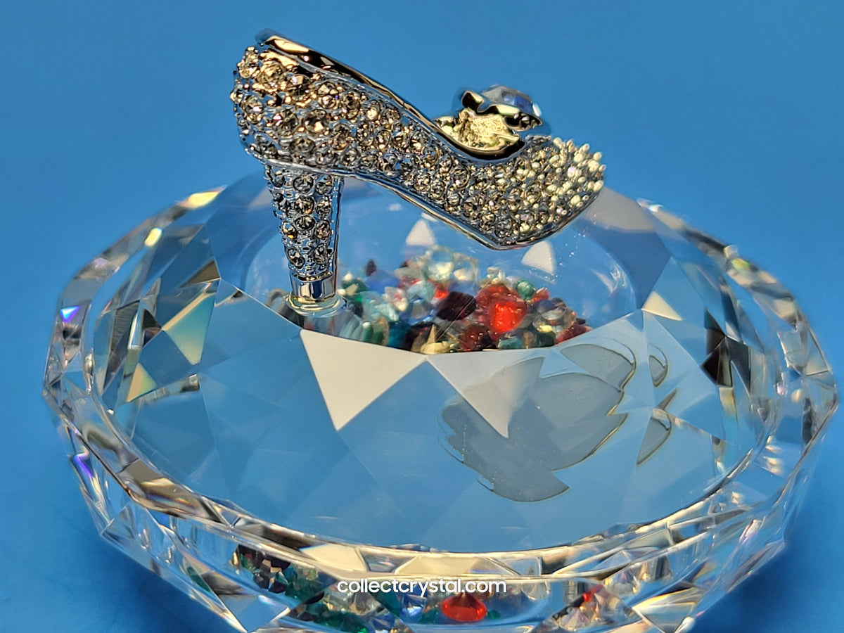Arribas Disney Cinderella Shoe Trinket Box # 102237