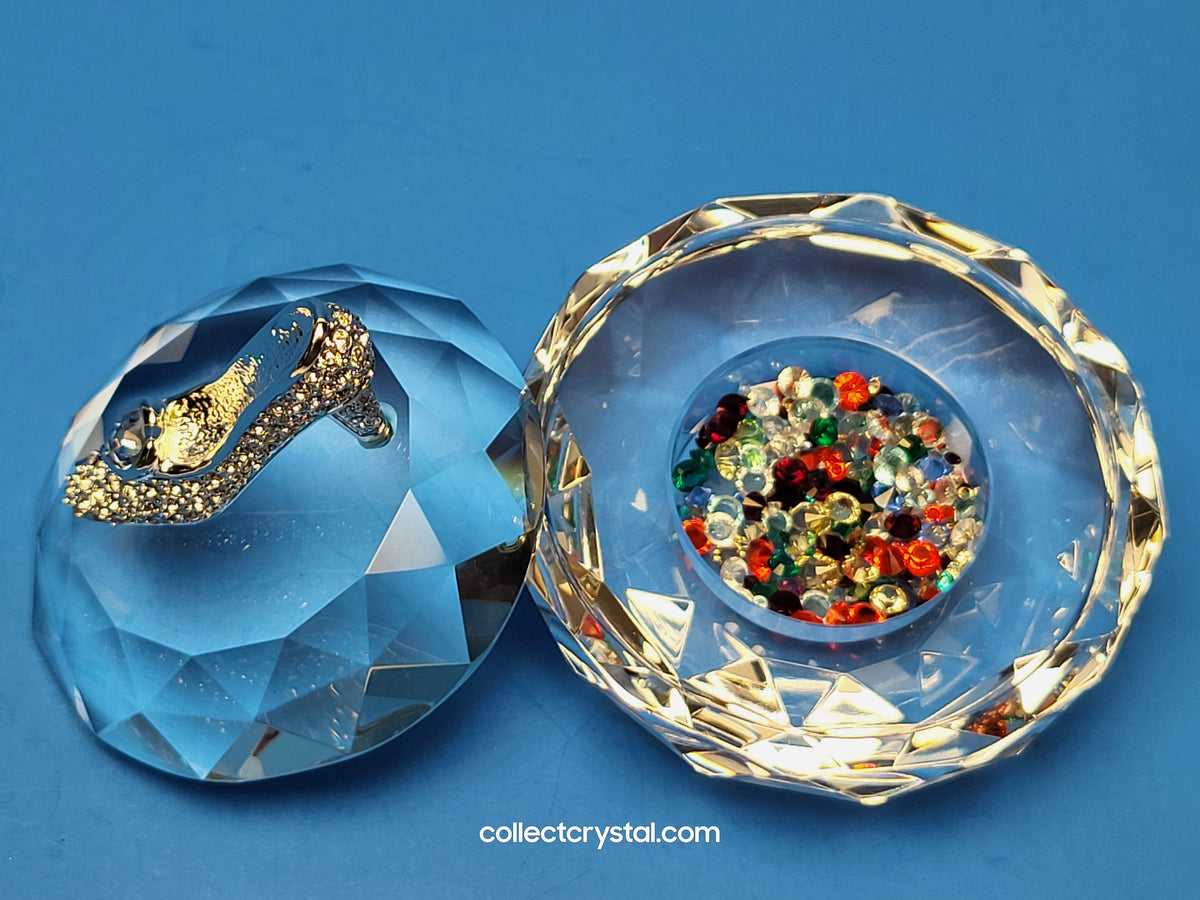 Arribas Disney Cinderella Shoe Trinket Box # 102237